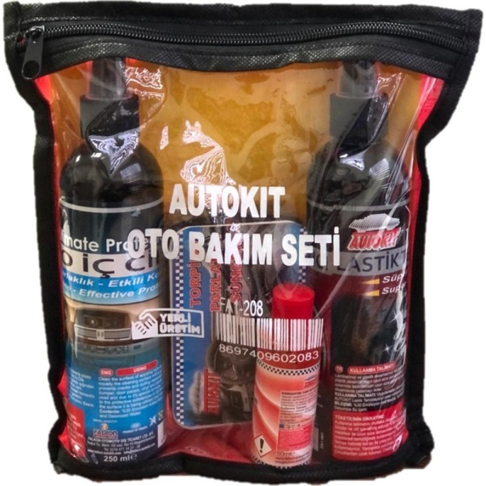 Autokit Beş Parça Oto Bakım Seti FA1-208 Oto Yıkama Ürünleri Fiyatı