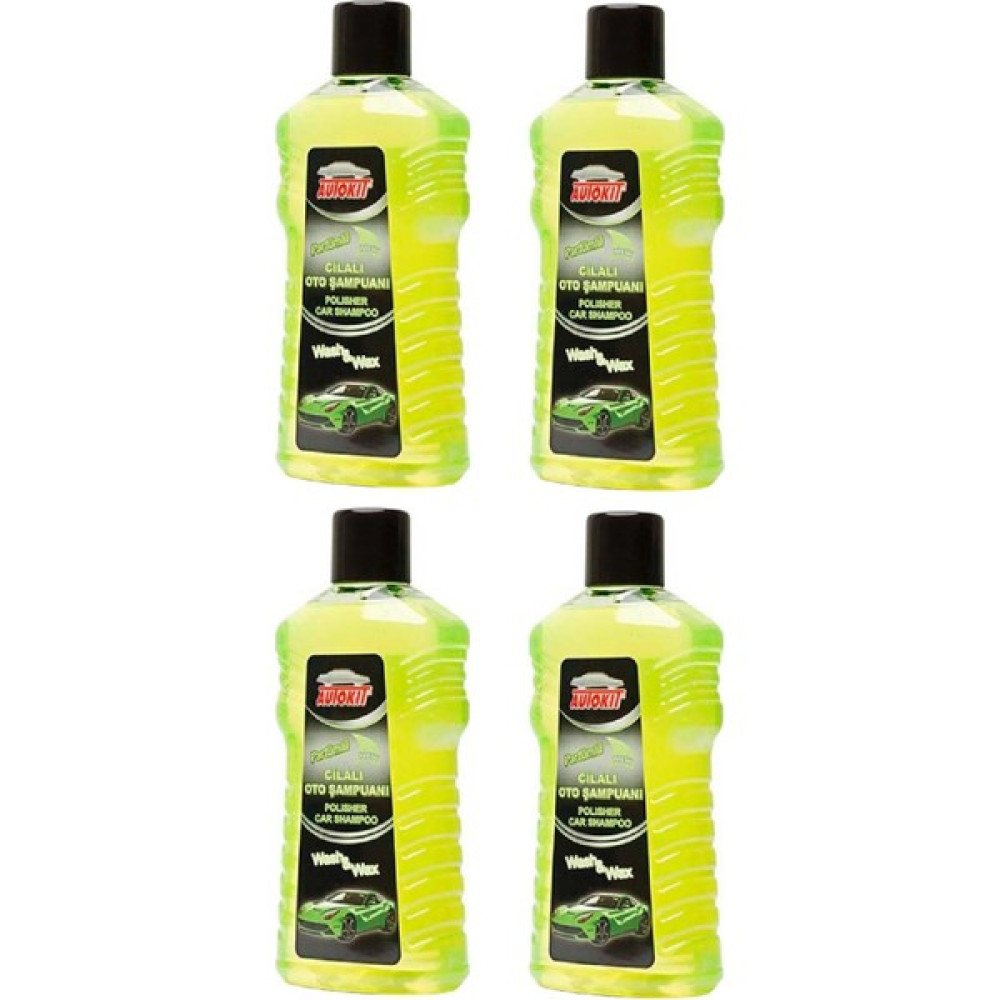 Autokit Cilalı Oto Şampuanı 1000 ml 4'lü Ekonomik Set Oto Yıkama Ürünleri Fiyatı