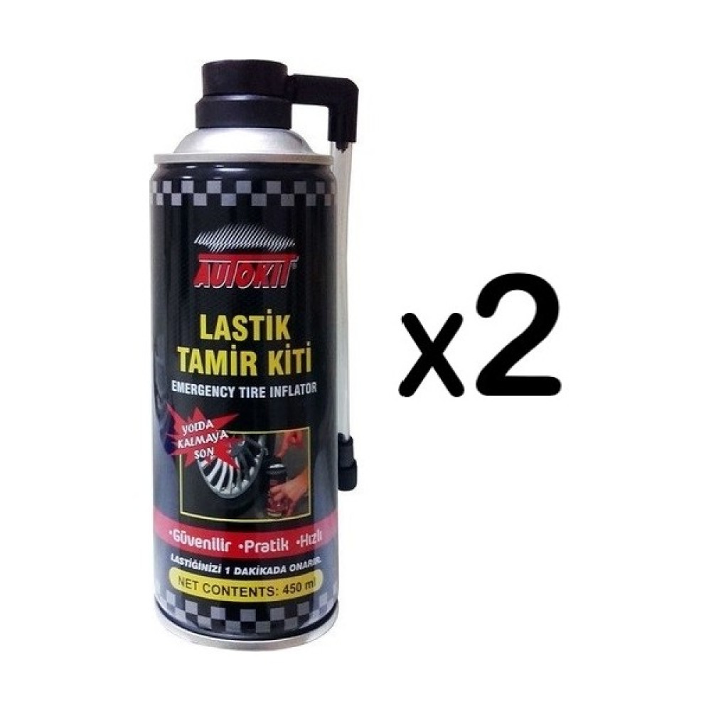 Autokit Lastik Tamir Kiti Sprey (2Adet) Lastikler Fiyatı