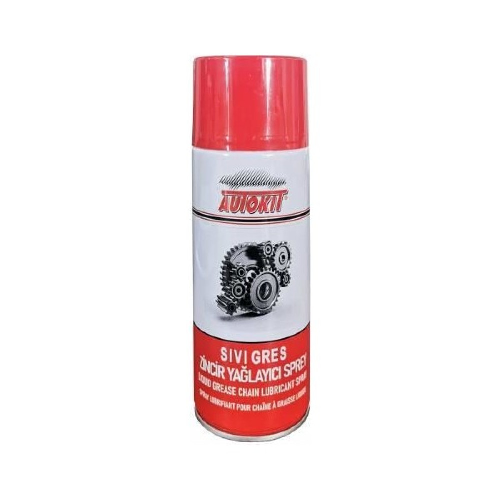 Autokit Sıvı Gres Zincir Yağlayıcı Sprey 400ML Motor Yağı Fiyatı