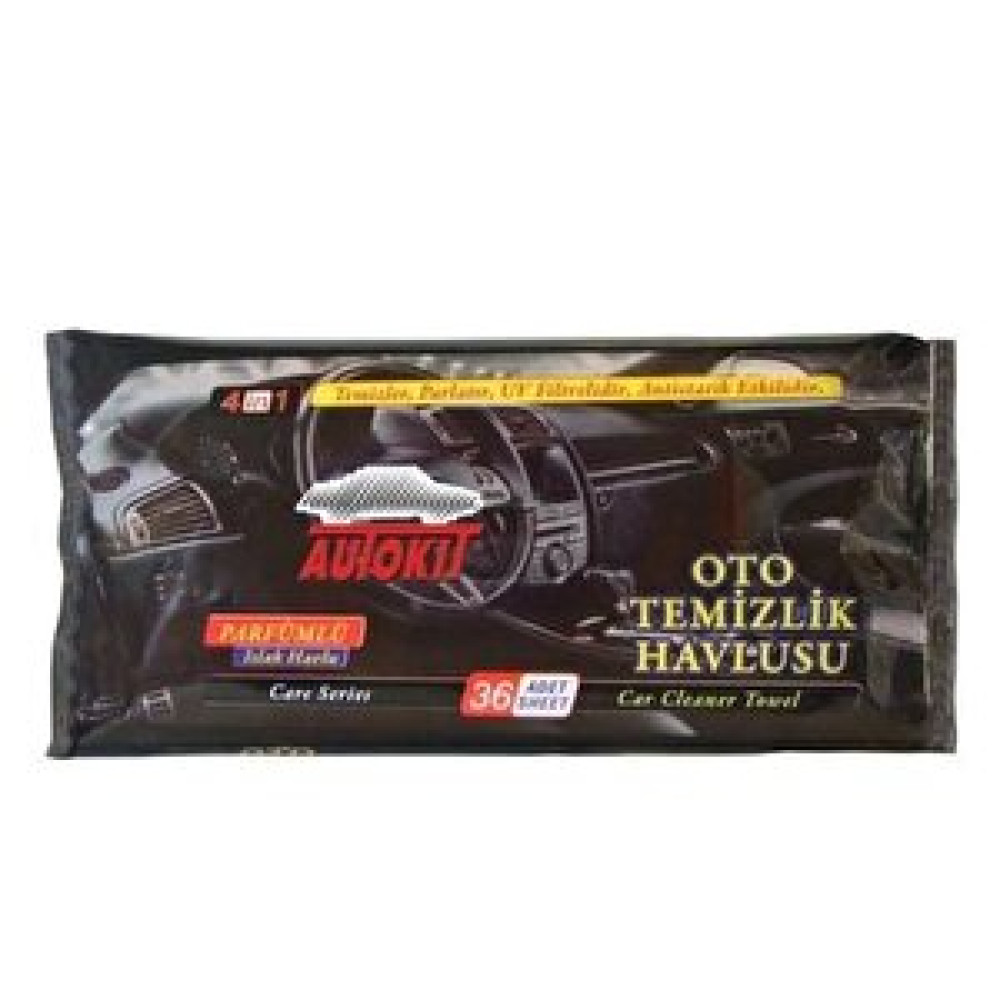 Autokit Torpido Temizleme Koruyucu Mendil 36 Adet Oto Bakım Bezleri Fiyatı