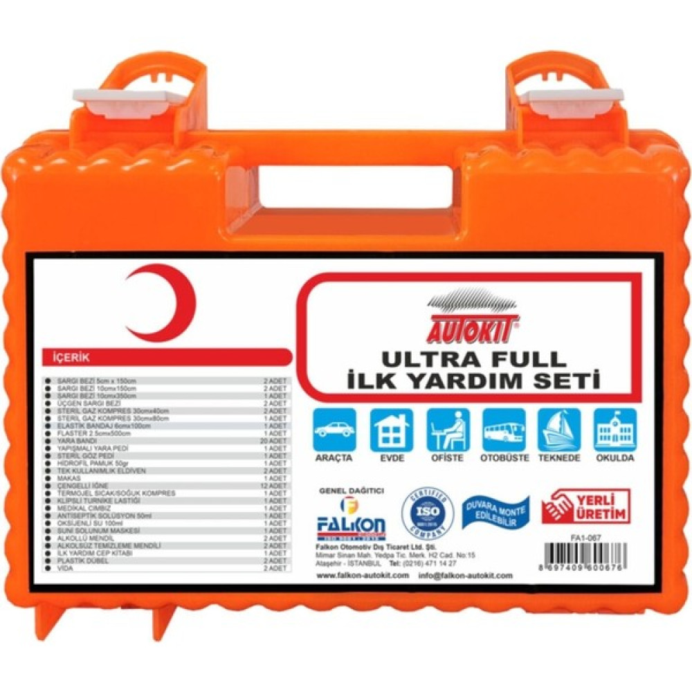 Autokit Ultra Full Ilk Yardım Seti Motorsiklet Çantaları Fiyatı