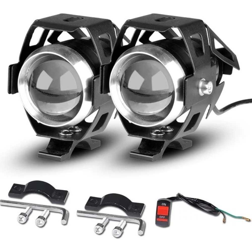 Autoline Motosiklet Sis Farı Su Geçirmez 3 Modlu U5 LED Motorsiklet Lambaları Fiyatı