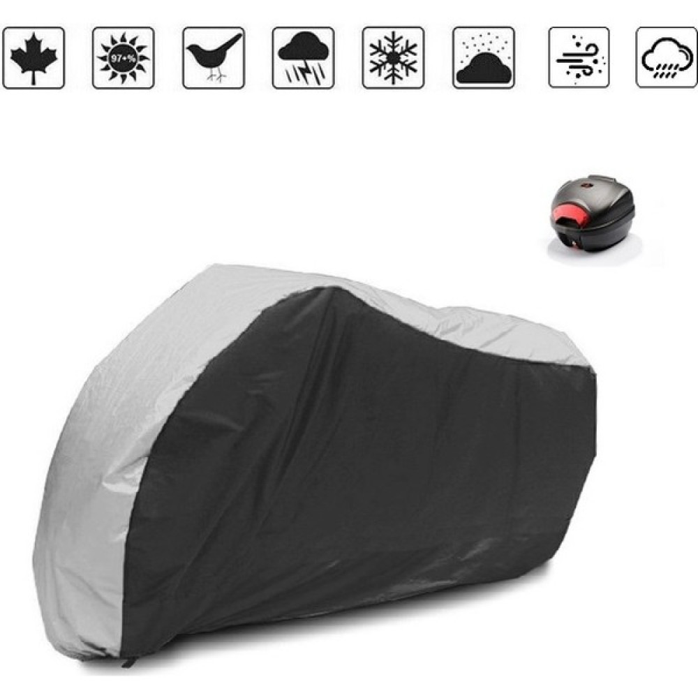 Autolion Arora Gt 125 (Gri-Siyah) Motosiklet Brandası Arka Çanta Uyumlu Motorsiklet Brandaları Fiyatı
