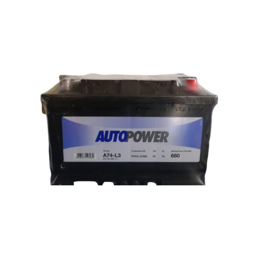 Autopower A74-L3 12V 74 Ah 680A (En) Akü Akü Fiyatı
