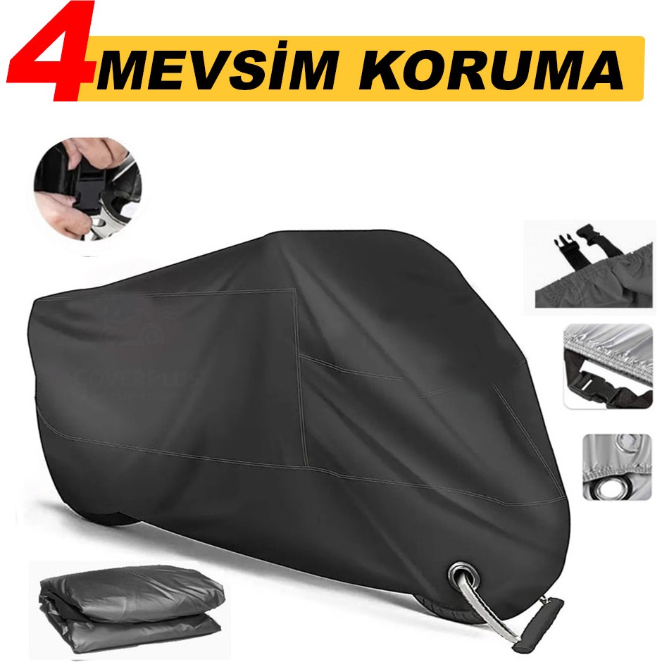 Autozel Apec Ps3 Motor Brandası ( Kilit Uyumlu) Siyah Motorsiket Brandası Motor Örtüsü Çadır Su Geçirmez Motosiklet Brandası Motorsiklet Brandaları Fiyatı