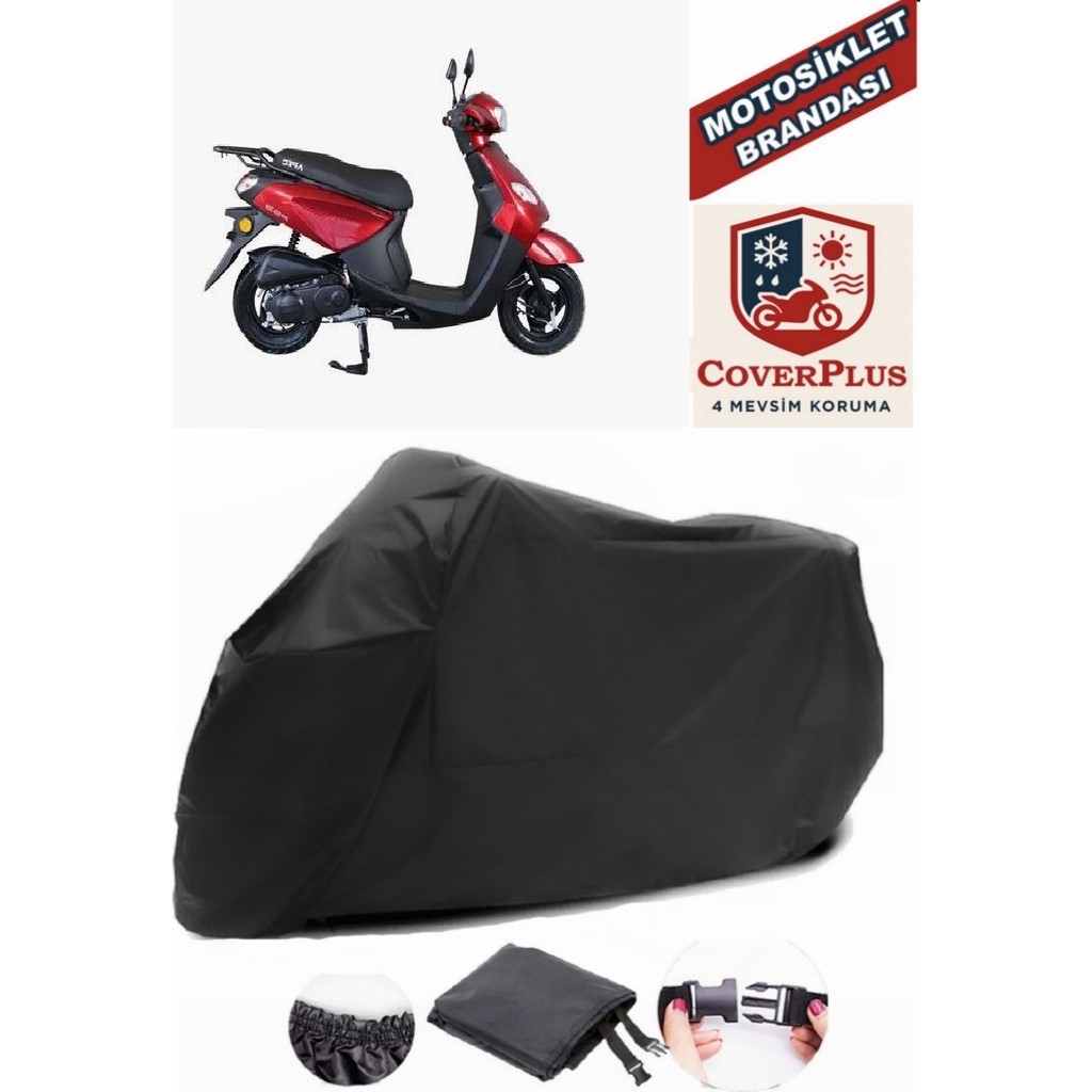 Autozel Apec Ps3 Motor Brandası Siyah Motorsiket Brandası Motor Örtüsü Çadır Su Geçirmez Motosiklet Kılıfı Motor Brandası - Siyah- Arka Çanta UYUMSUZ Motorsiklet Brandaları Fiyatı