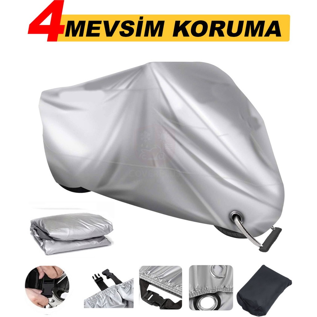 Autozel Honda NSS250 (Forza 250) Motor Brandası ( Kilit Uyumlu) Gri Motorsiket Brandası Motor Örtüsü Çadır Su Geçirmez Motosiklet Brandası Motorsiklet Brandaları Fiyatı