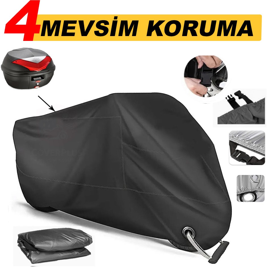 Autozel Honda NSS250 (Forza 250) Motor Brandası ( Kilit Uyumlu) Siyah Arka Çanta Uyumlu Motorsiket Brandası Motor Örtüsü Çadır Su Geçirmez Motosikl... Motorsiklet Brandaları Fiyatı