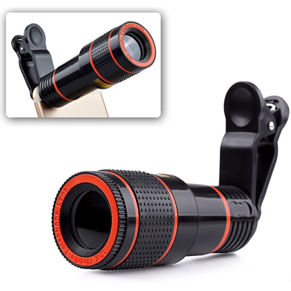 Auvc Telefon Kamera Hd Lens Evrensel CLIP-12X Zoom Cep Telefonu (Yurt Dışından) Cep Telefonu Aksesuarı Fiyatı