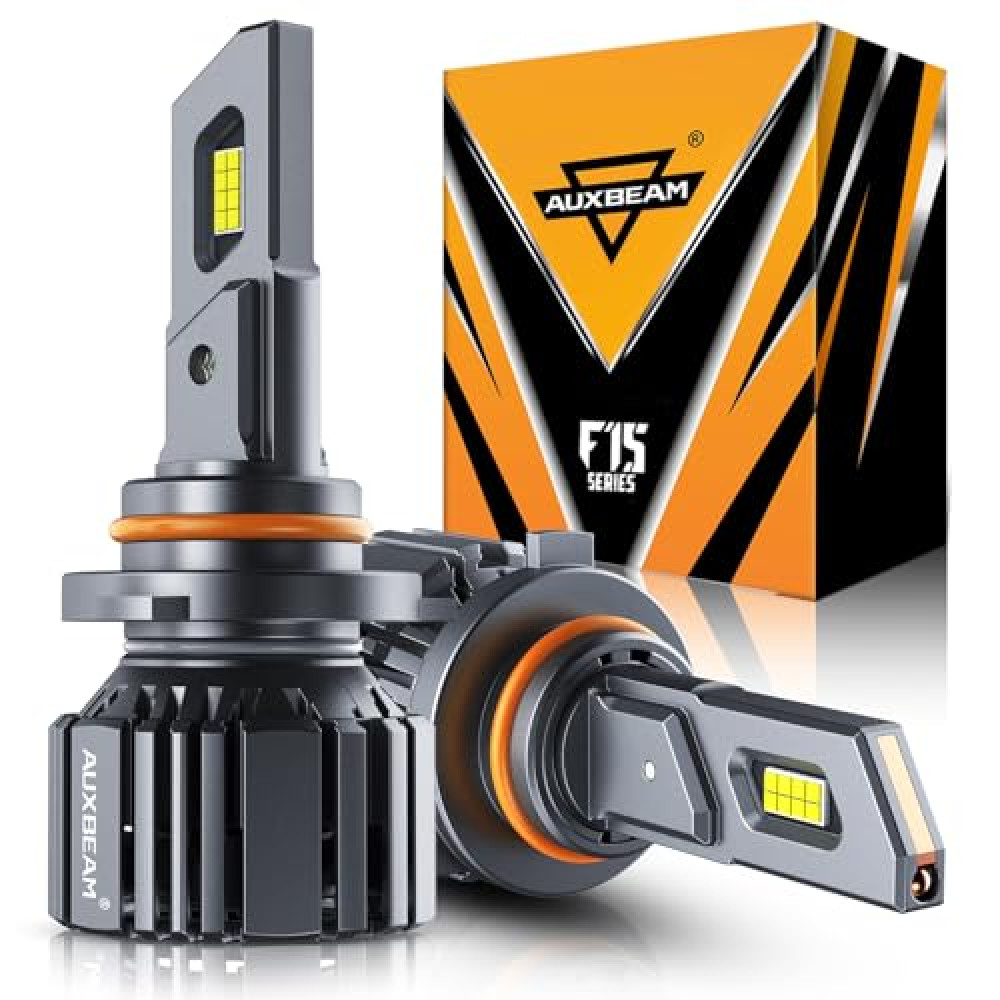Auxbeam 9005 HB3 Fog Light, F15 Series 20000LM 9005 Powersport Light for Off-Road Use or Fog Light-2 Pack
