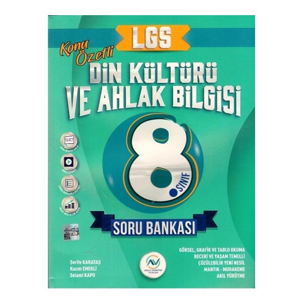 Av Akıllı Versiyon Yayınları 8. Sınıf LGS Din Kültürü ve Ahlak Bilgisi Soru Bankası Ders Sınav Kitapları Fiyatı