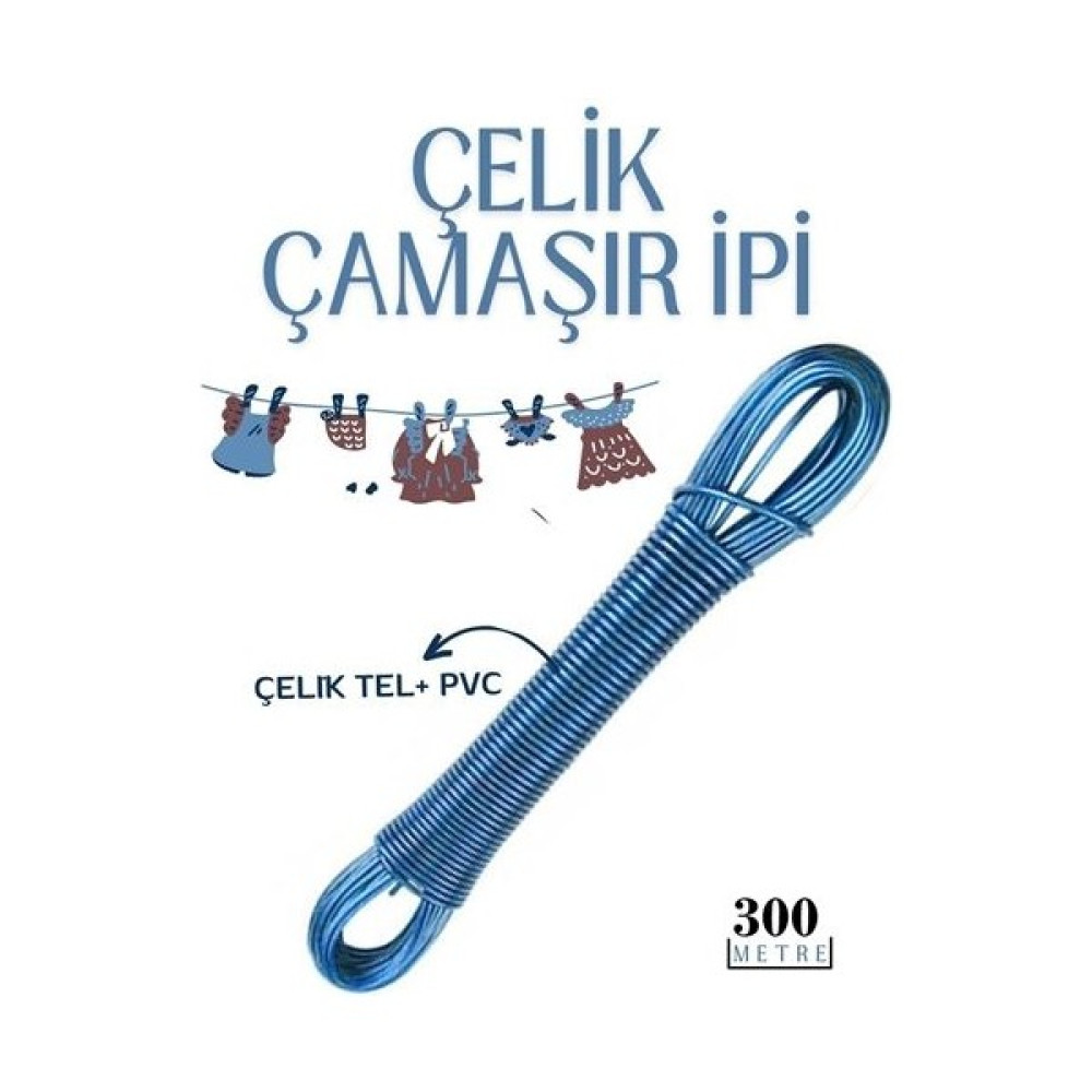 Avantaj Seninle 30 Adet 300 mt Çelik Çamaşır İpi Çamaşır Kurutma Makineleri Fiyatı