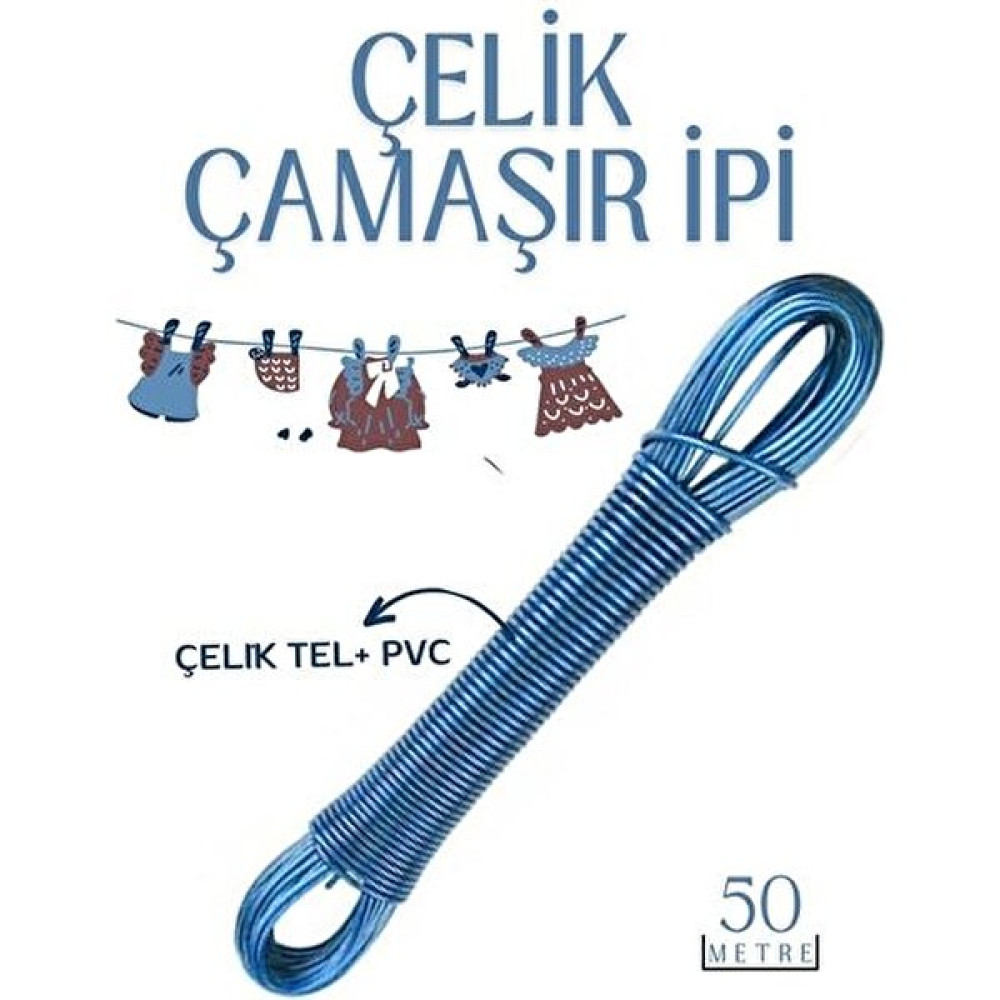 Avantaj Seninle 50 mt Çelik Çamaşır İpi Çamaşır Kurutma Makineleri Fiyatı