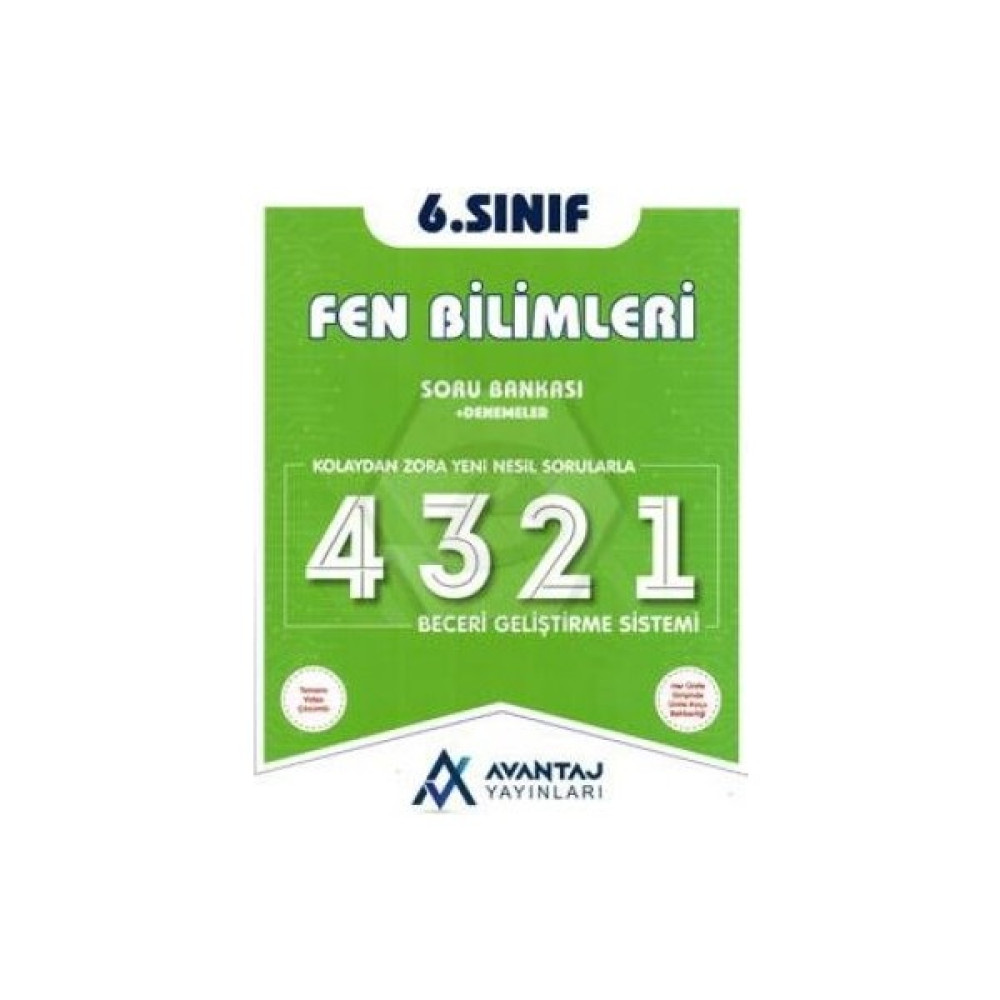 Avantaj Yayınları 6. Sınıf Fen Bilimleri Soru Bankası + Denemeler Temel Yeterlilik Testi (TYT) Fiyatı