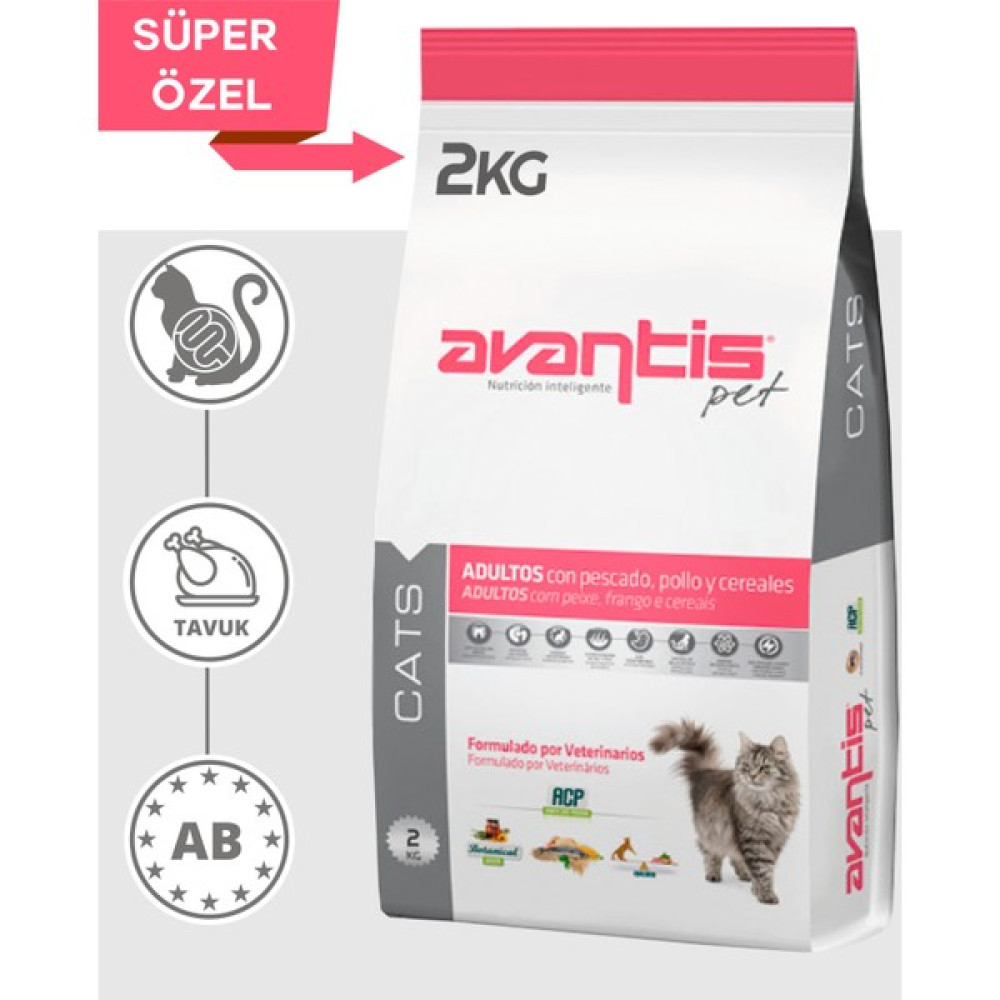 Avantis Pet Tavuklu Yetişkin Kedi Maması 2 KG Evcil Hayvan Ürünleri Fiyatı