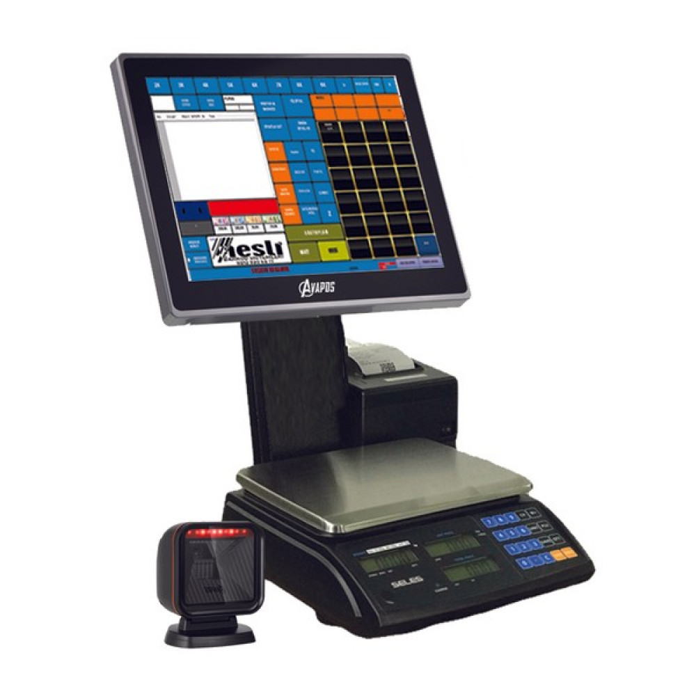 Avapos GM0903 Pos Scale Set Manav Market Şarküteri Cafe Barkod Sistemi Oto Boyaları Fiyatı
