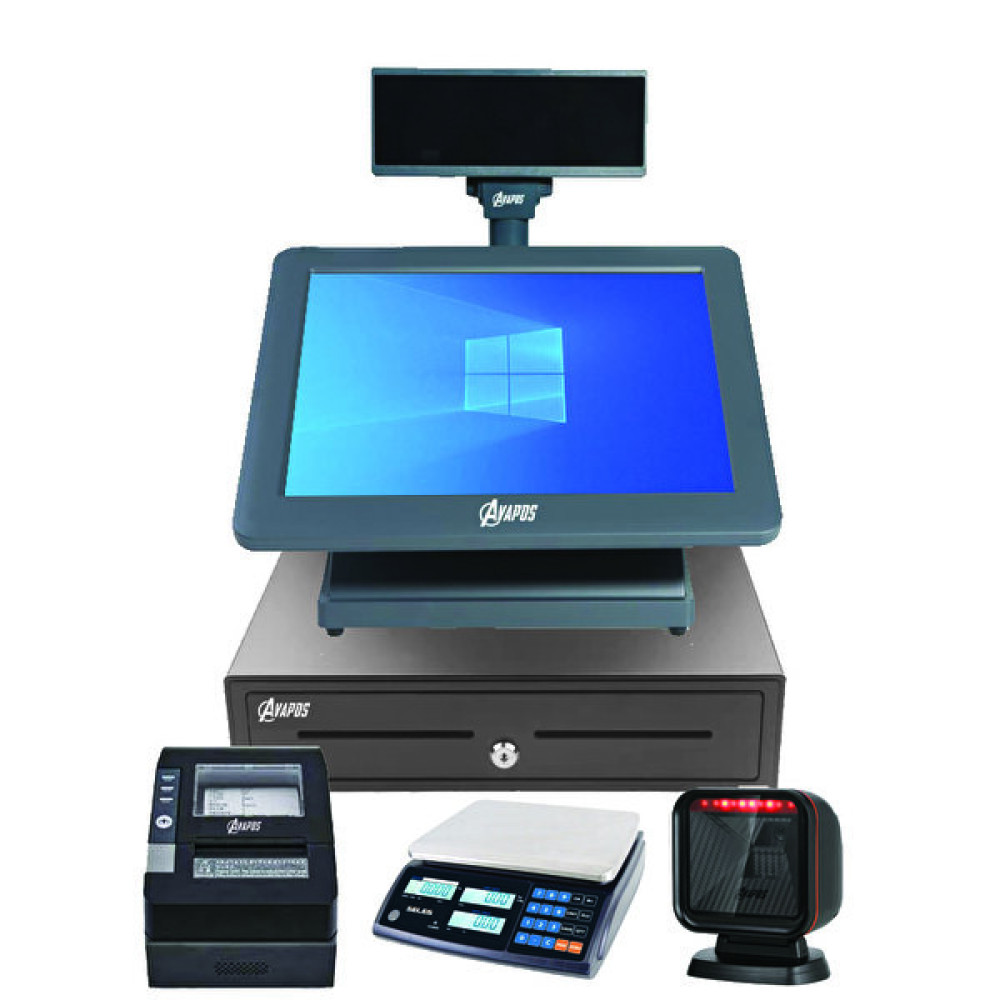 Avapos MSK1019SET Market Barkod Satış Sistemi ve Programı Paket (Dokunmatik Pos Pc + Hızlı Satış Programı + Terazi+Masa Tipi 2d Barkod Okuyucu+Çek... Yazıcılar Fiyatı