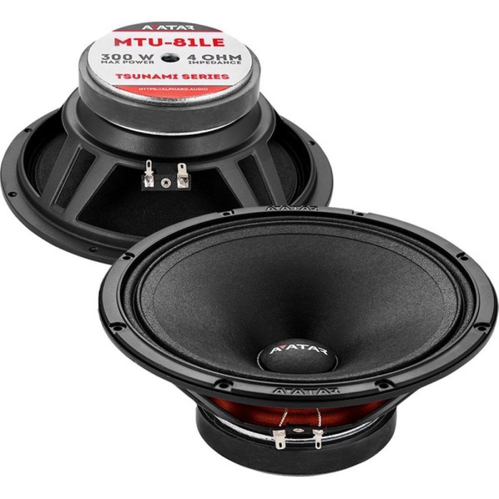 Avatar Deaf Bonce Avatar MTU-81LE 20CM 300W 150RMS Spl Midrange - MİDRANGE Oto Hoparlörleri & SubWoofer Fiyatı