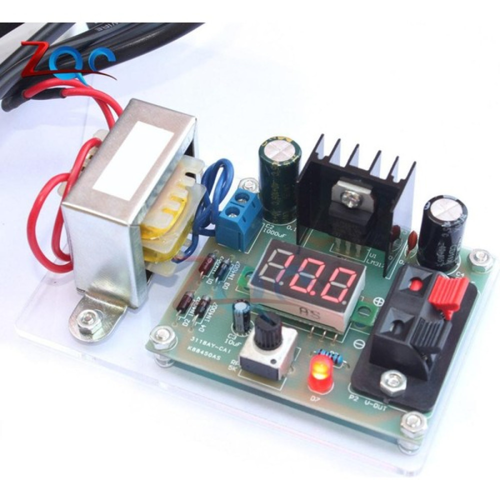 Avatarskyti Ayarlanabilir Voltaj Regülatörü Ac Dc 220 V Için 12 V Adım Aşağı Kaynağı Buck Dönüştürücü Trafo Dıy Kiti Voltmetre Ab Adaptörü (Yurt Dı... Elektrikli El Aletleri Fiyatı