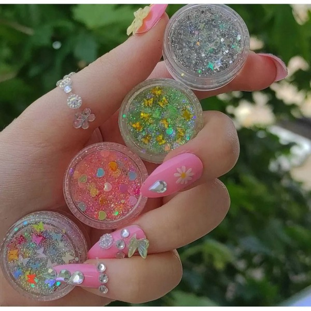 Avemor Glitter Jel Far Simli Jel Far 4'Lü Set - Kahverengi Tonları Göz Farı Fiyatı