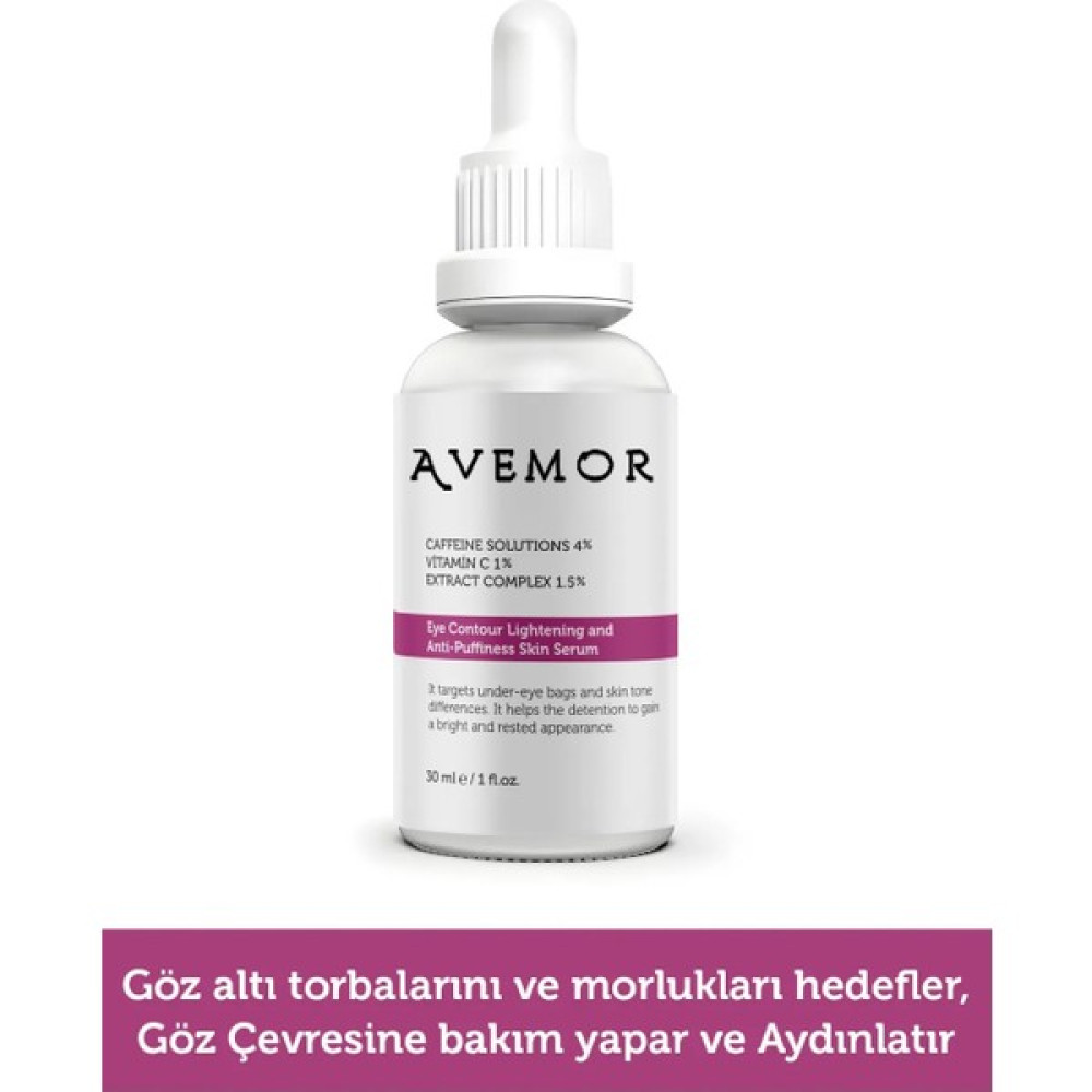 Avemor Gözaltı Torbanlanma Ve Morluk Karşıtı Göz Çevresi Bakım Serumu 30 Ml Göz Kremi Fiyatı