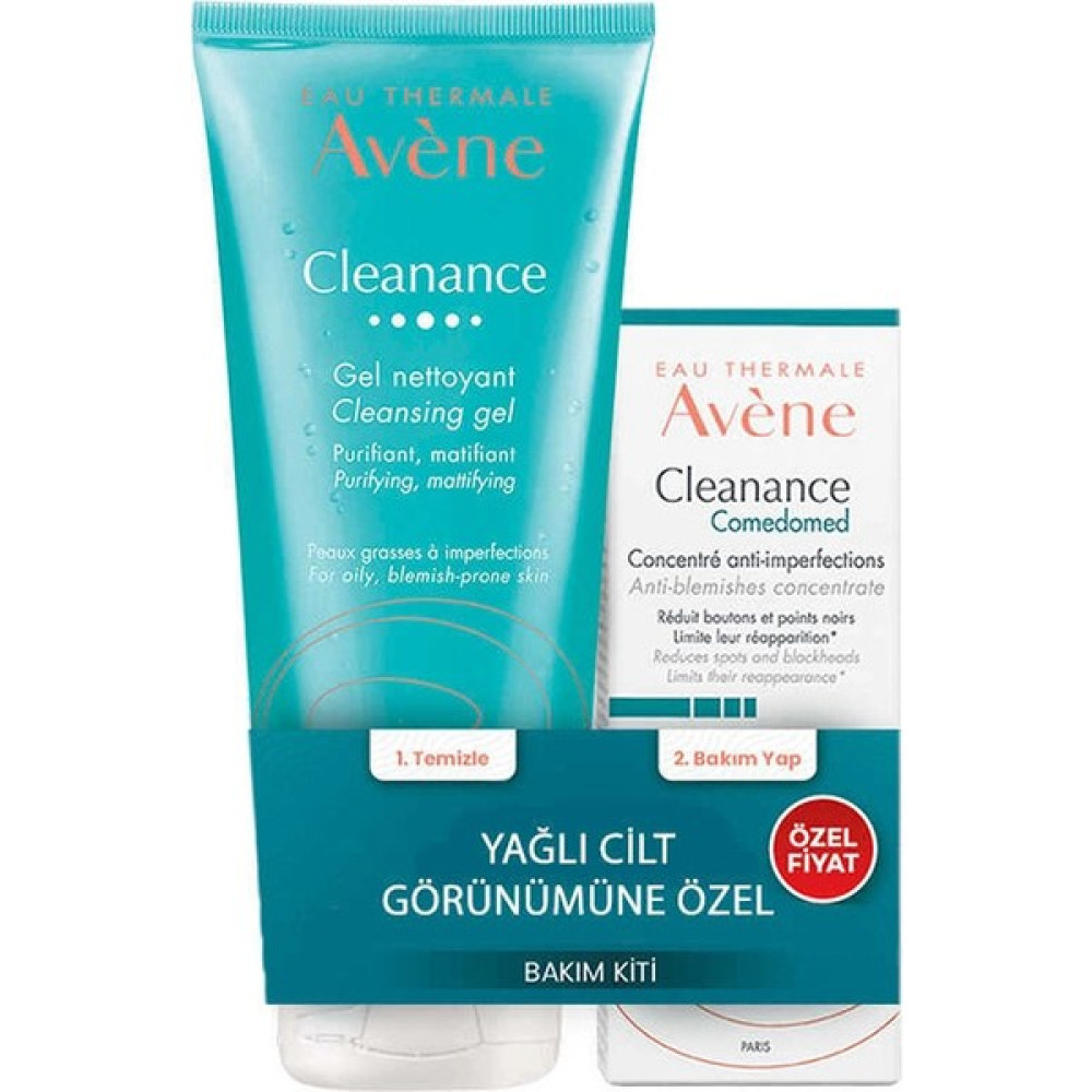 Avene Cleanance Gel Nettoyant Temizleme Jeli 200 ml + Cleanance Comedomed Konsantre Bakım Kremi 30 ml Cilt Temizleme ve Peeling Fiyatı