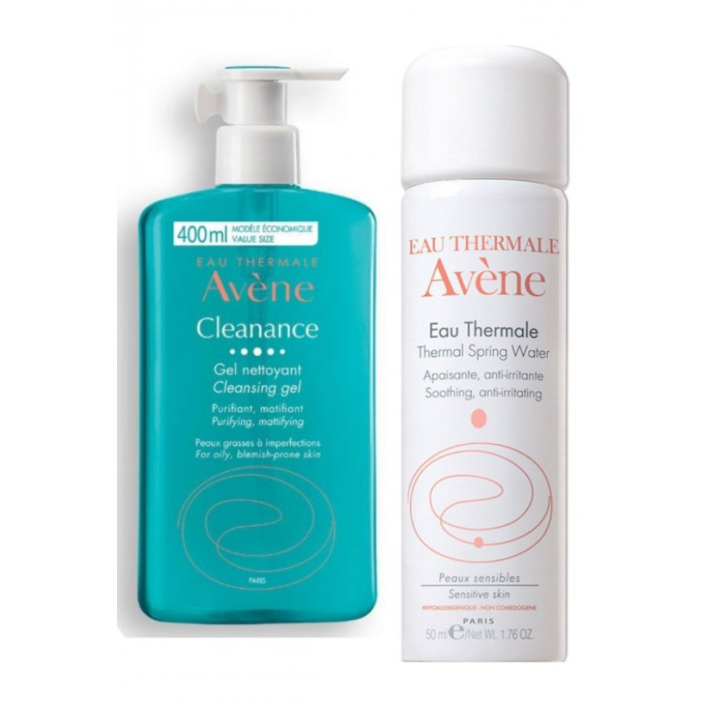 Avene Cleanance Yuz Ve Vucut Temizleme Jeli 400 Ml - Termal Su 50 Ml Akne ve Sivilce Bakımı Fiyatı