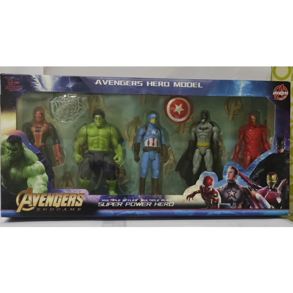 Avengers Süper Kahramanlar 5li Oyuncak Figür Seti Yenilmezler Takımı Karakter - Renkli Oyuncak Fiyatı