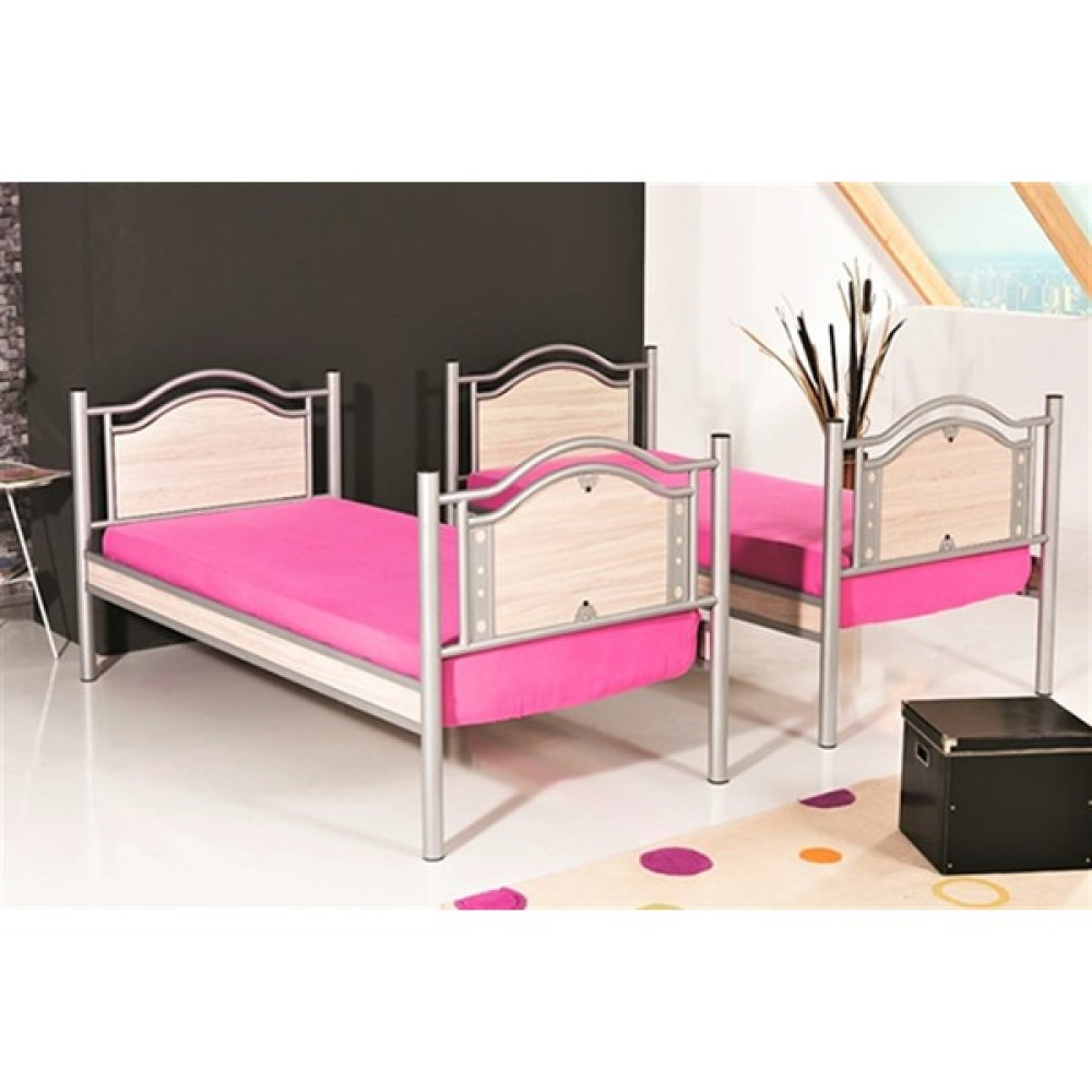 Avensis Avangard Çift Kişilik Ranza Silver 90X190 cm - 100 x 100 cm - Gri - Krem Ranza Fiyatı