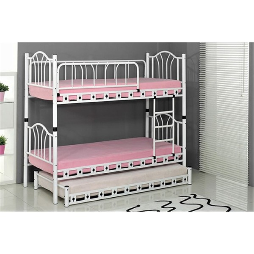 Avensis Bella Çift Kişilik Ranza Beyaz 90X190 cm - 90 x 190 cm Ranza Fiyatı