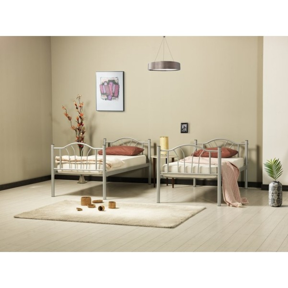 Avensis Bella Çift Kişilik Ranza Silver 90x200x175 Cm - 90 x 200 cm - Gümüş Ranza Fiyatı