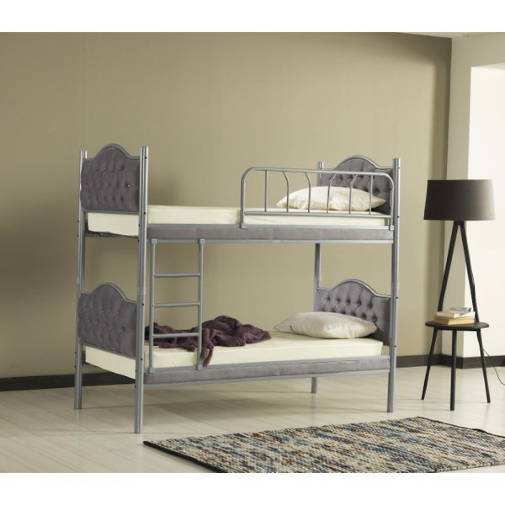 Avensis Melis Çift Kişilik Ranza Gri 70X130 cm - 70 x 130 cm Ranza Fiyatı