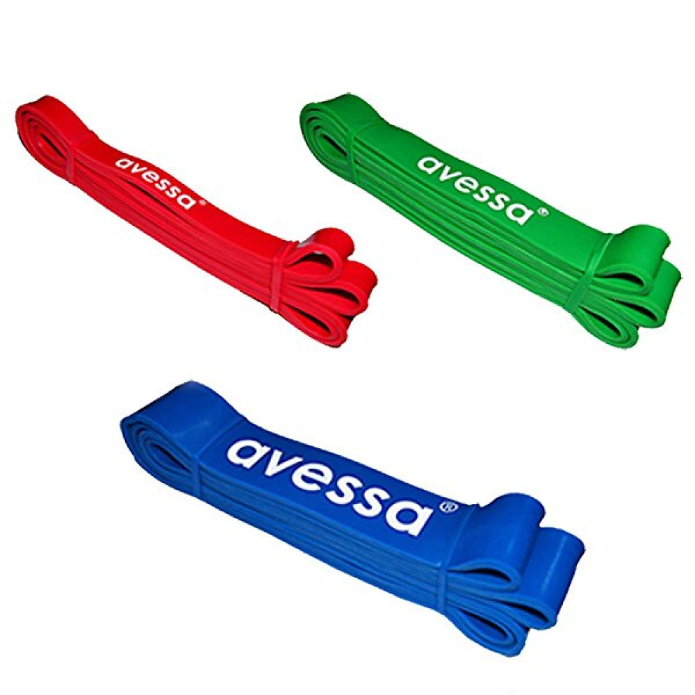 Avessa Lpb-21-32-45 Lateks Hafif-Orta-Sert Direnç Güç Bandı 3'lü Set Pilates Aletleri Fiyatı