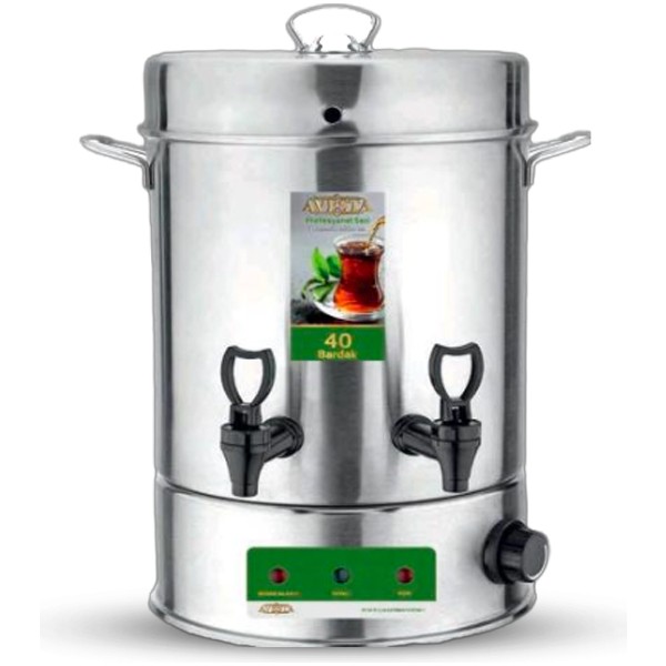Avesta 80 Bardak Sultan Çay Otomatı Semaver Inoks - Metal Semaver Fiyatı
