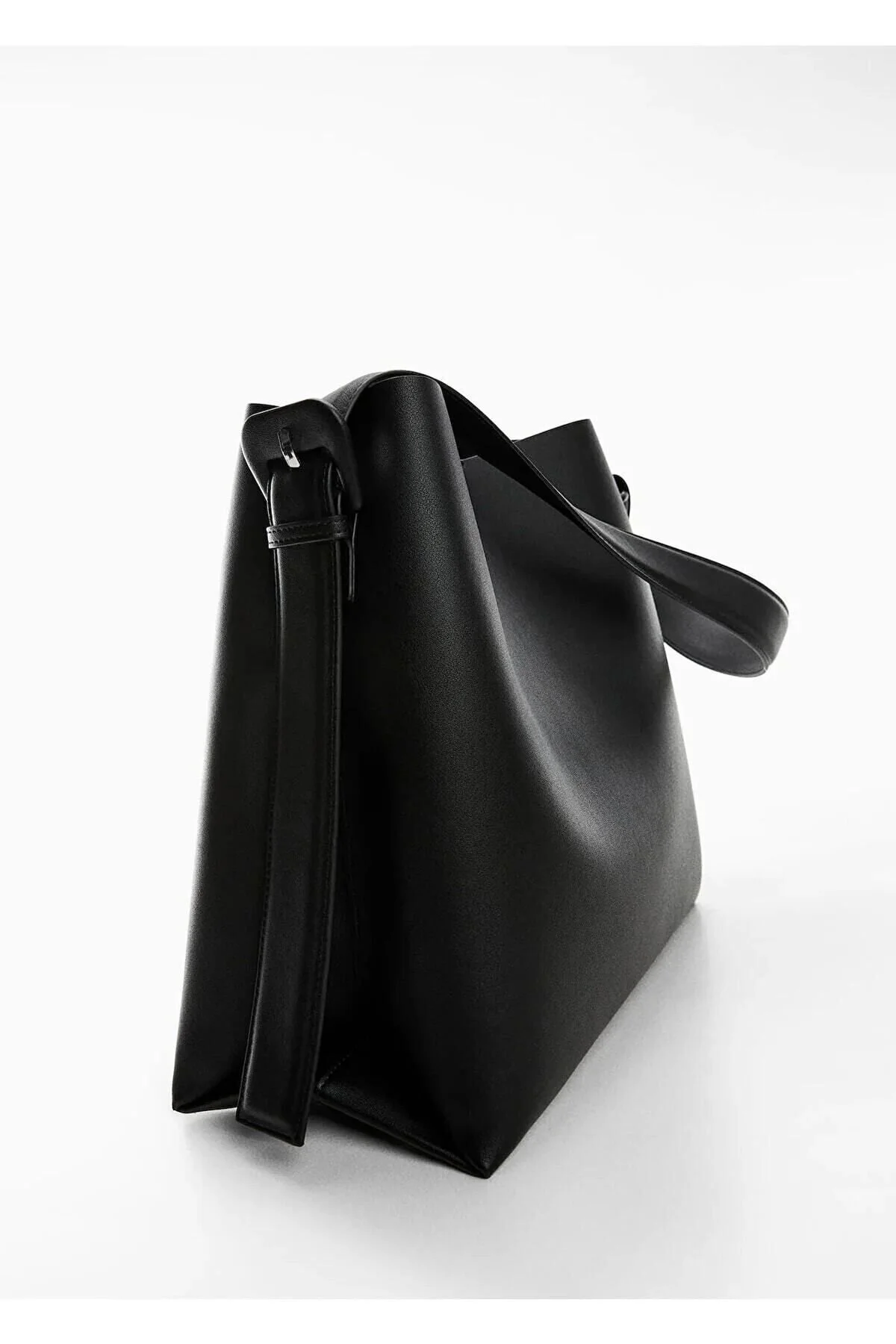 AVİADA Kadın Siyah Toka Detaylı Shopper Çanta" Unisex Çanta & Cüzdan ve Seyahat Çantaları Fiyatı