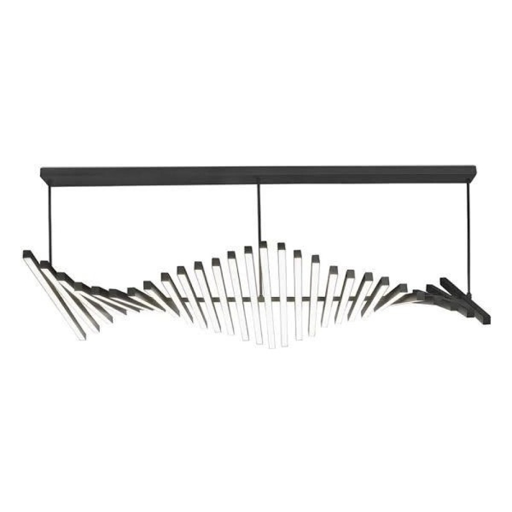 Avize Merkezi LD-5100-29S Ledli Piyano Avize - Siyah - 24'lü Avize Fiyatı