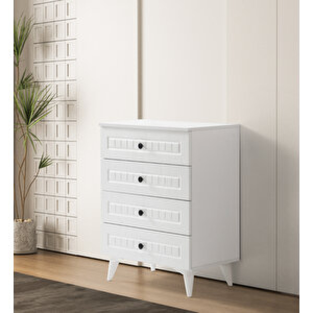 Avm 24 304 Şi̇fonyer Beyaz -mdf Kapak- 70x45x95 Cm Şifonyer Fiyatı