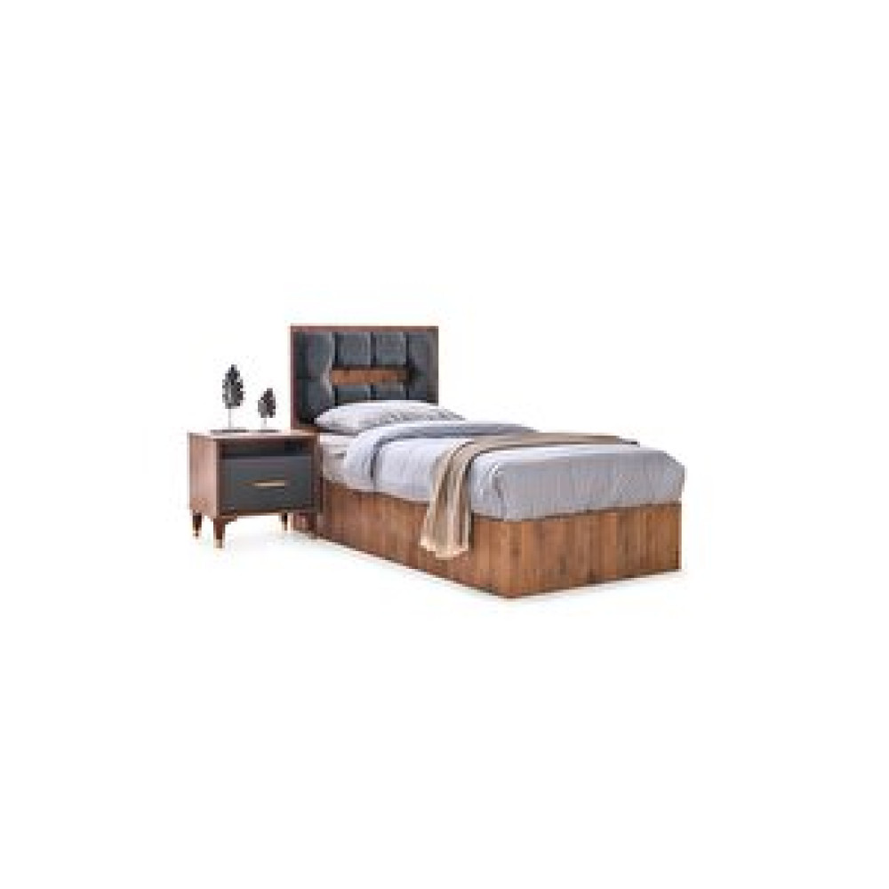 Avm 24 Atmaca Yatak Başlık (95x120) Mdf - Ceviz/antrasit Yatak Başlığı Fiyatı