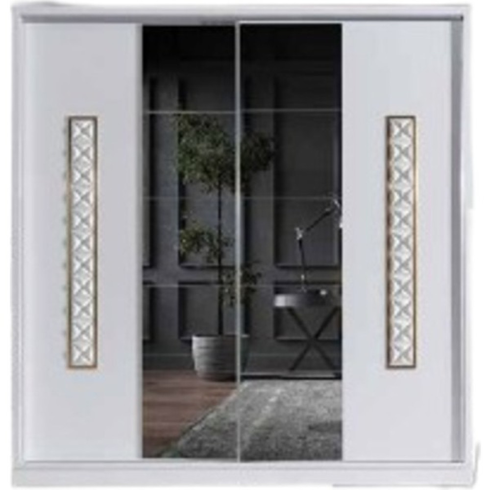 Avm 24 Ayasofya Sürgülü Gardırop Tekil 160X212 - Beyaz Gardrop & Dolap Fiyatı