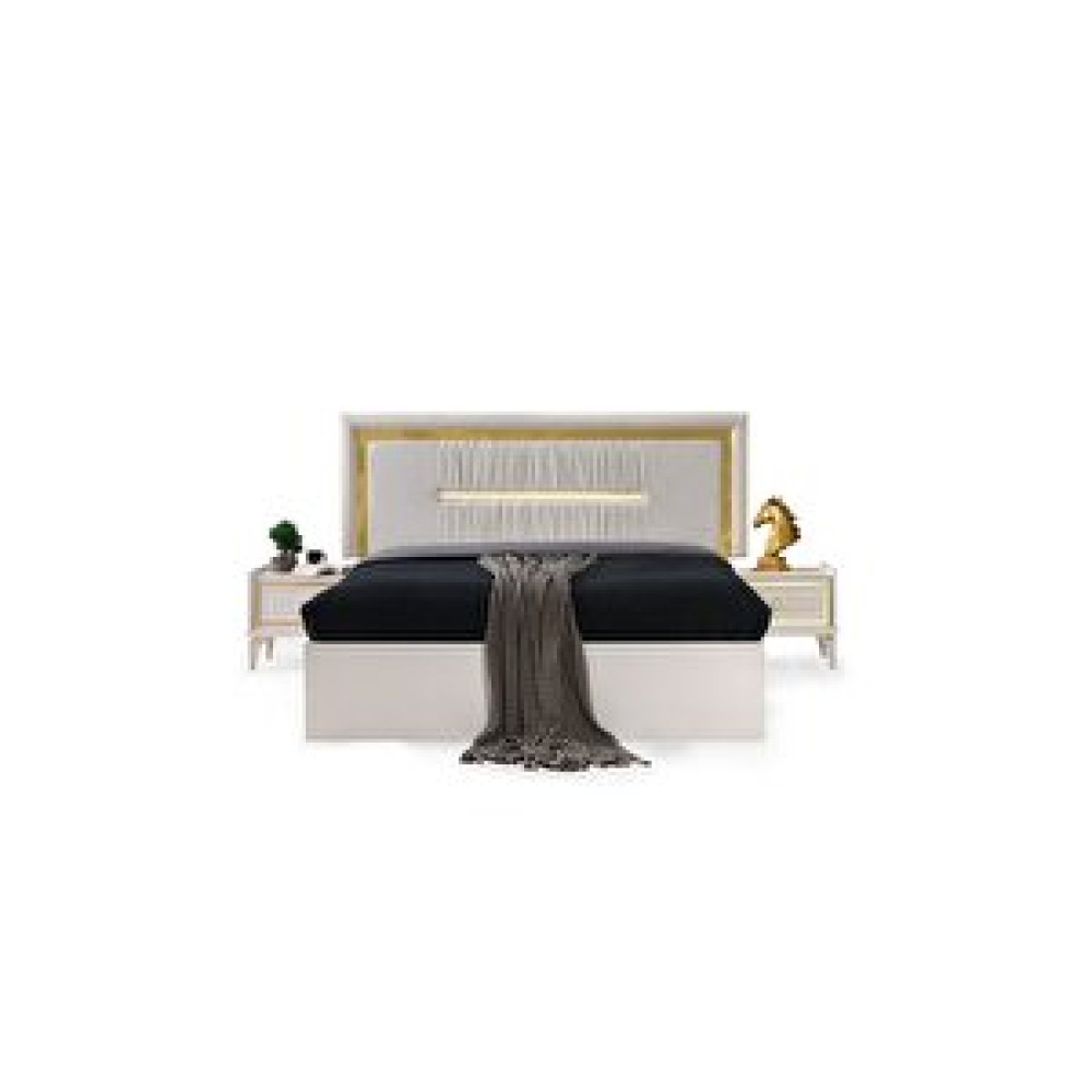 Avm 24 Dresden Yatak Başlık - 165x120cm - Kum Beji - Led Işıklı Yatak Başlığı Fiyatı