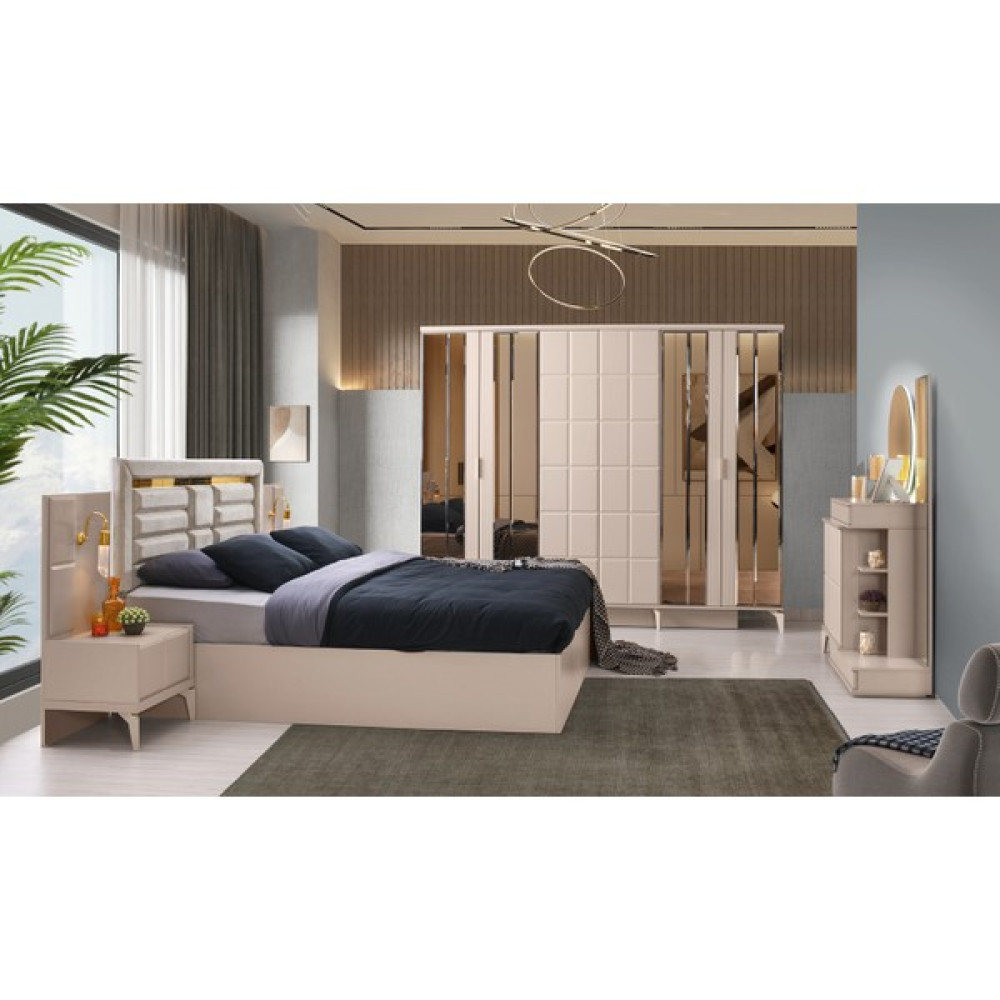 Avm 24 Helsinki Yatak Odası Takımı MDF / Ücretsiz Montaj Yatak Odası Takımı / Seti Fiyatı