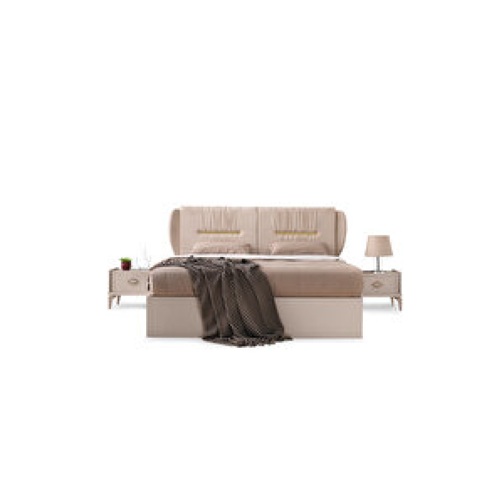 Avm 24 Stockholm Yatak Başlik(165x120cm)+travers(160x200cm) Kum Beji̇ Yatak Başlığı Fiyatı
