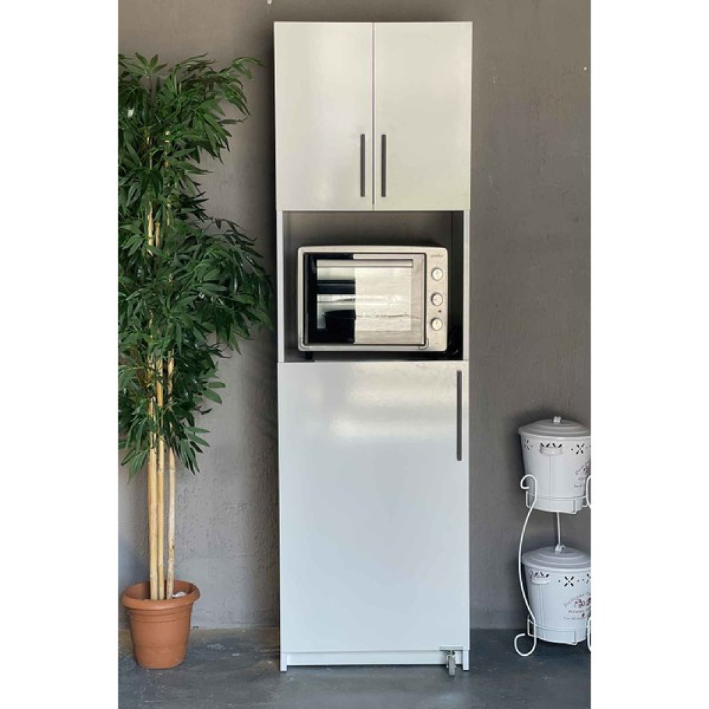 Avm Park Avmpark Fırınlı Erzak Dolabı Beyaz Mutfak Dolabı / Mobilyası Fiyatı