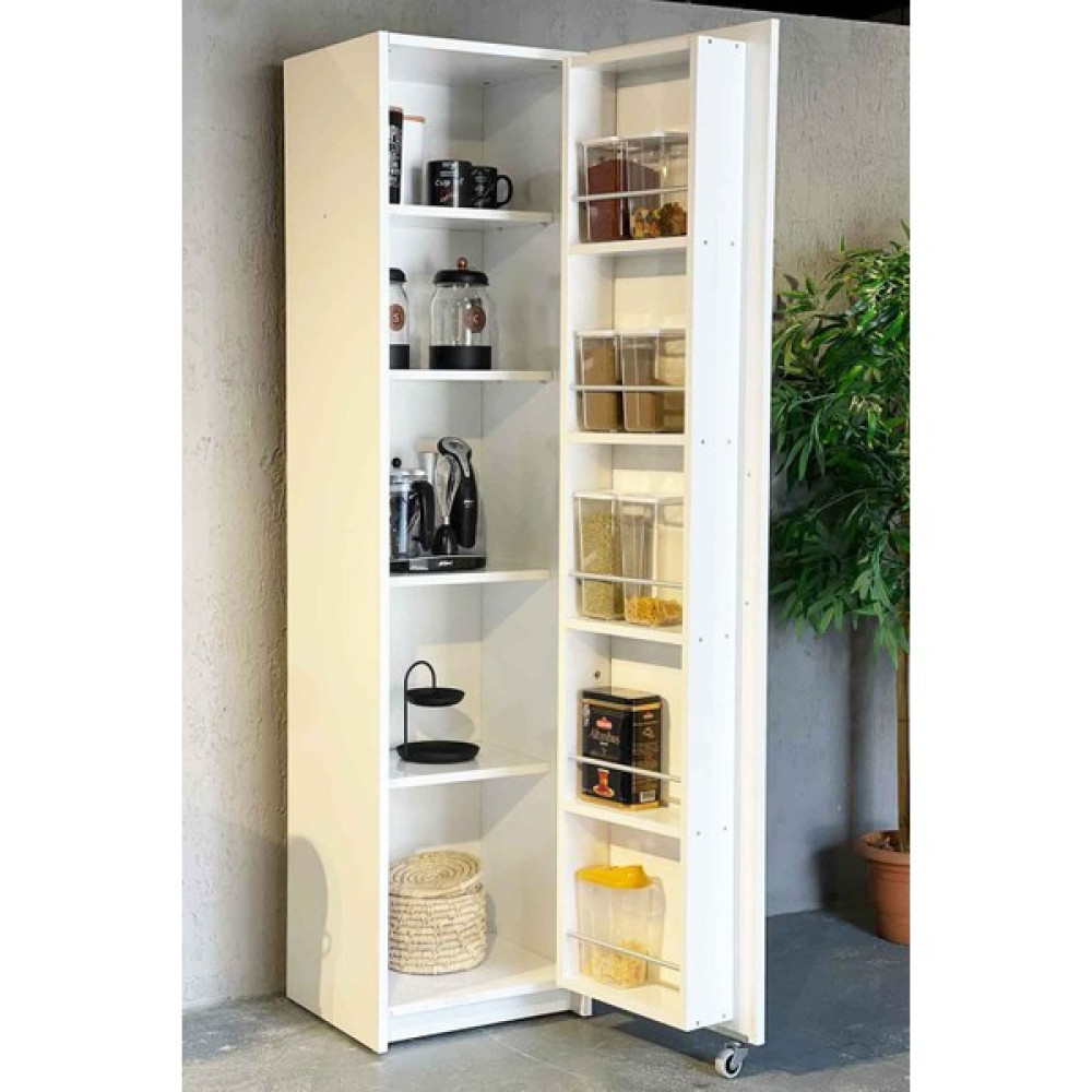 Avm Park Avmpark Tek Kapaklı Erzak Dolabı 180 cm Beyaz Gardrop & Dolap Fiyatı