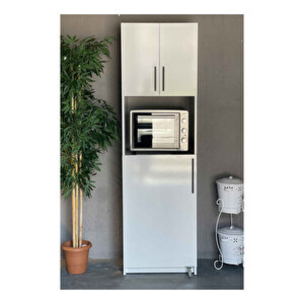 Avmpark Firinli Erzak Dolabi Beyaz Mutfak Dolabı / Mobilyası Fiyatı