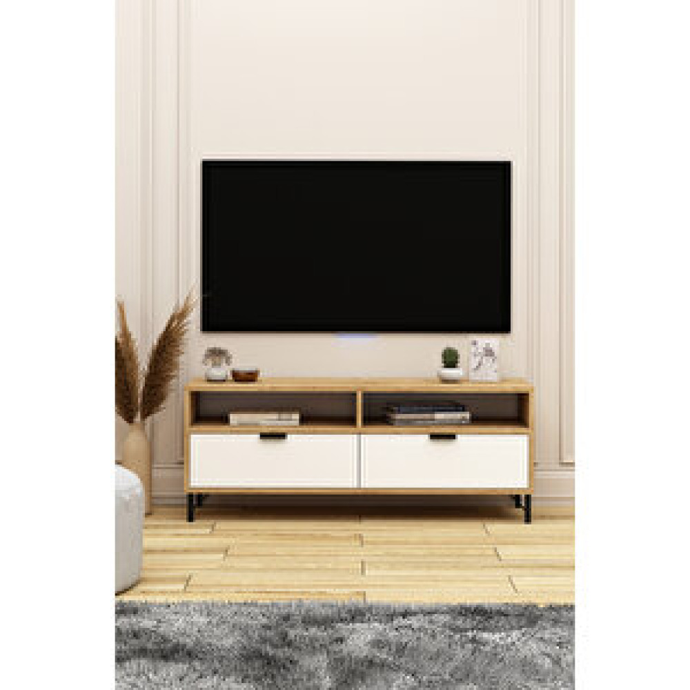 Avmpark Mera Tv Ünitesi Sepet - Beyaz Tv Ünitesi / Sehpası Fiyatı
