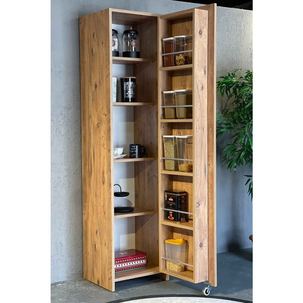 Avmpark Tek Kapaklı Erzak Dolabı 180 Cm Atlantik Çam Mutfak Dolabı / Mobilyası Fiyatı