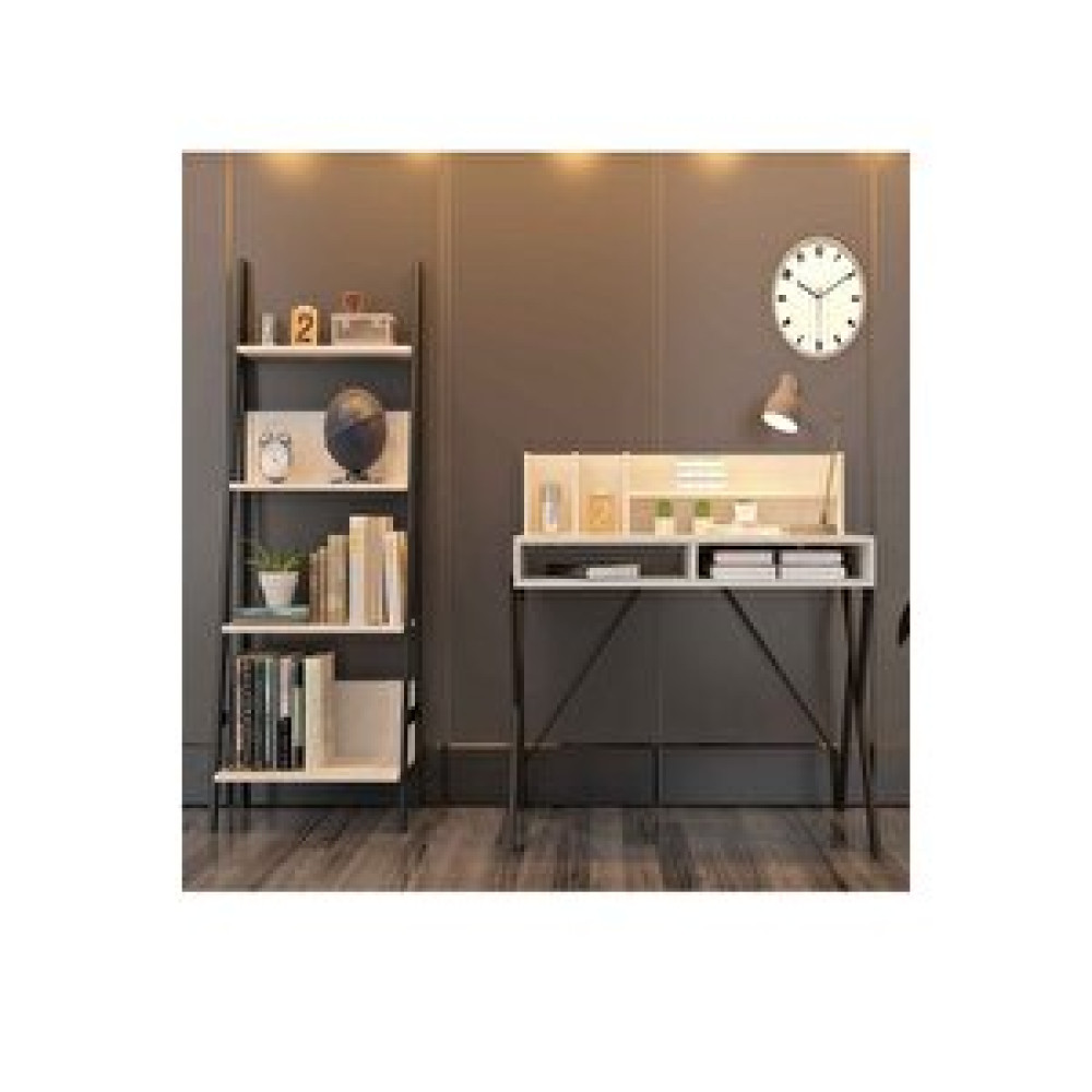 Avmpark Yanke Çalışma Masası Kitaplık Aytaşı Bilgisayar Masası Fiyatı