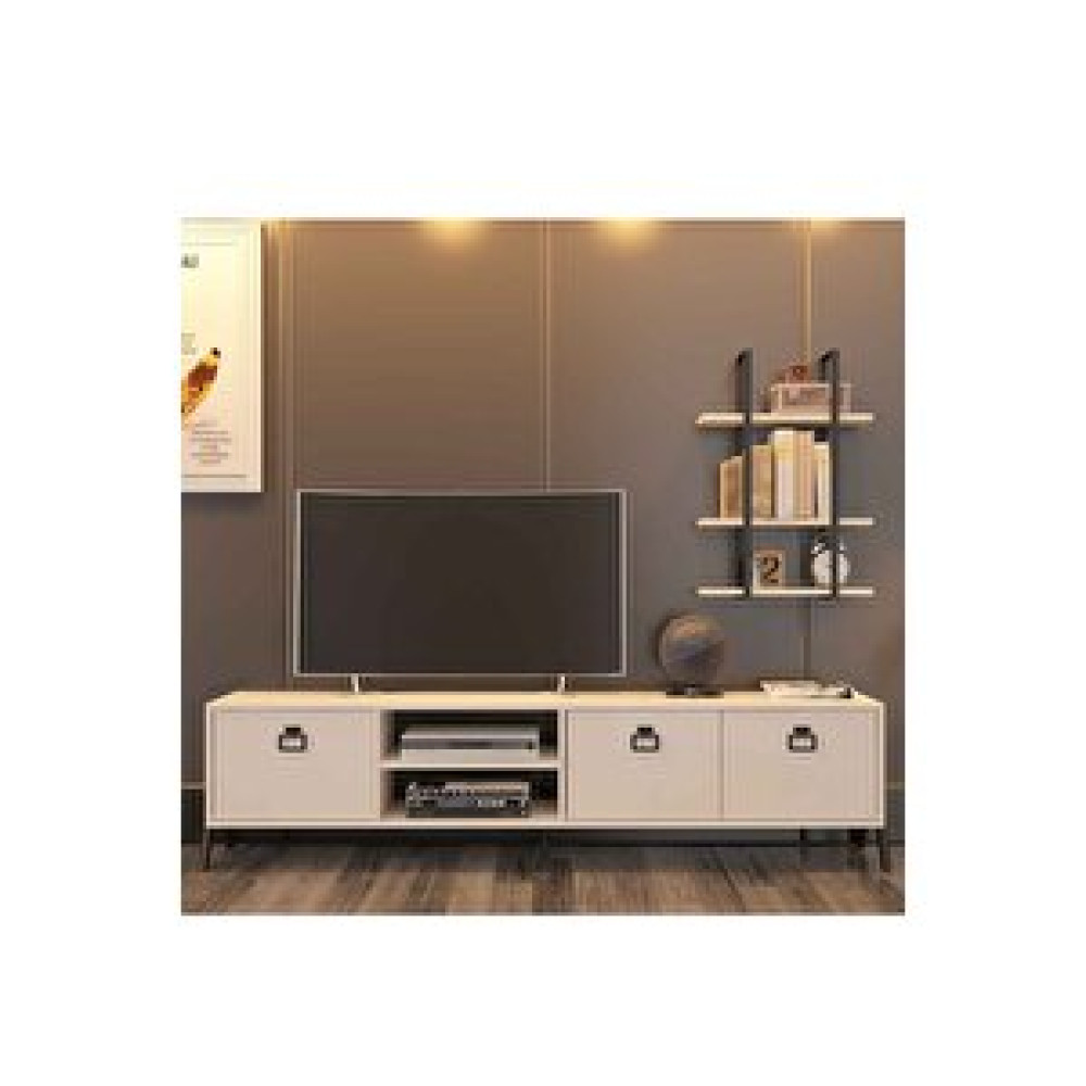 Avmpark Yanke Tv 180 Aytaşı Metal Raflı Tv Ünitesi / Sehpası Fiyatı